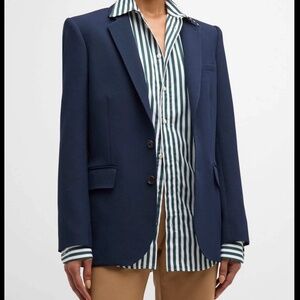 FRAME Everyday Blazer in Navy Size 4 NWT